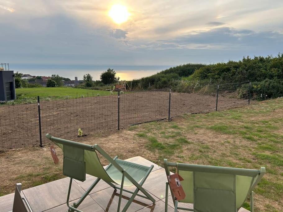En Famille Ou Amis Avec La Mer Équihen-Plage Exterior foto