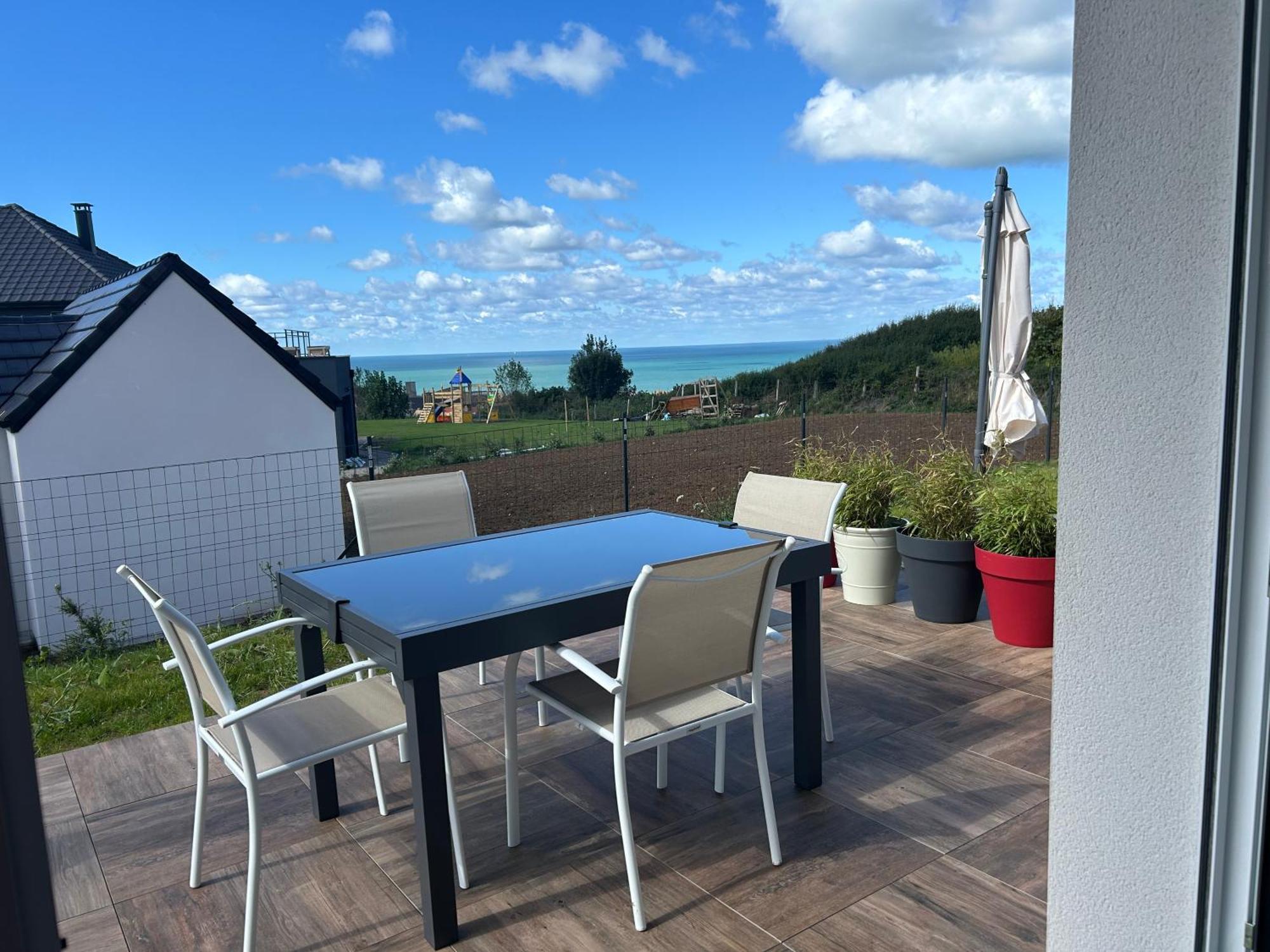 En Famille Ou Amis Avec La Mer Équihen-Plage Exterior foto